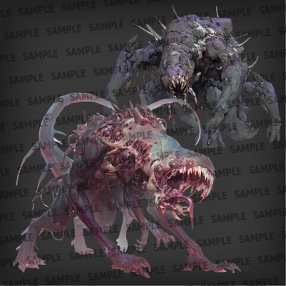 【透過素材50点】怪物|陸上/異形/魔物/魔獣(png)