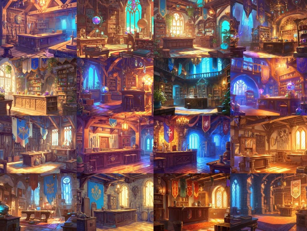 【背景300点】RPG|冒険ギルド|ダンジョン【ゲーム/TRPG背景素材/CoC/ココフォリア】