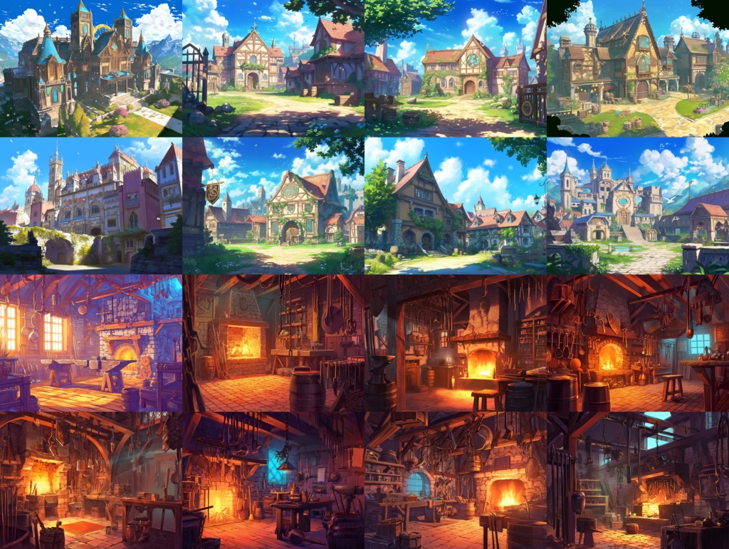 【背景300点】RPG|冒険ギルド|ダンジョン【ゲーム/TRPG背景素材/CoC/ココフォリア】