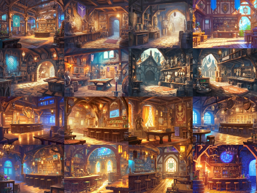 【背景300点】RPG|冒険ギルド|ダンジョン【ゲーム/TRPG背景素材/CoC/ココフォリア】