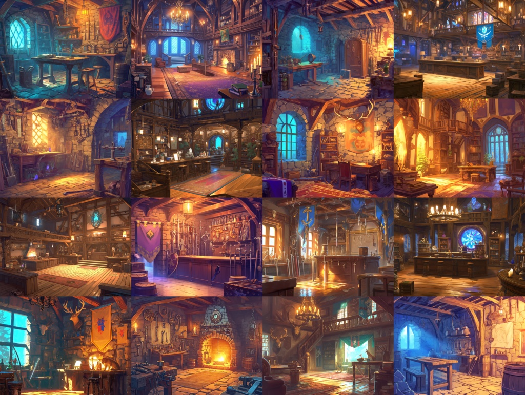 【背景300点】RPG|冒険ギルド|ダンジョン【ゲーム/TRPG背景素材/CoC/ココフォリア】