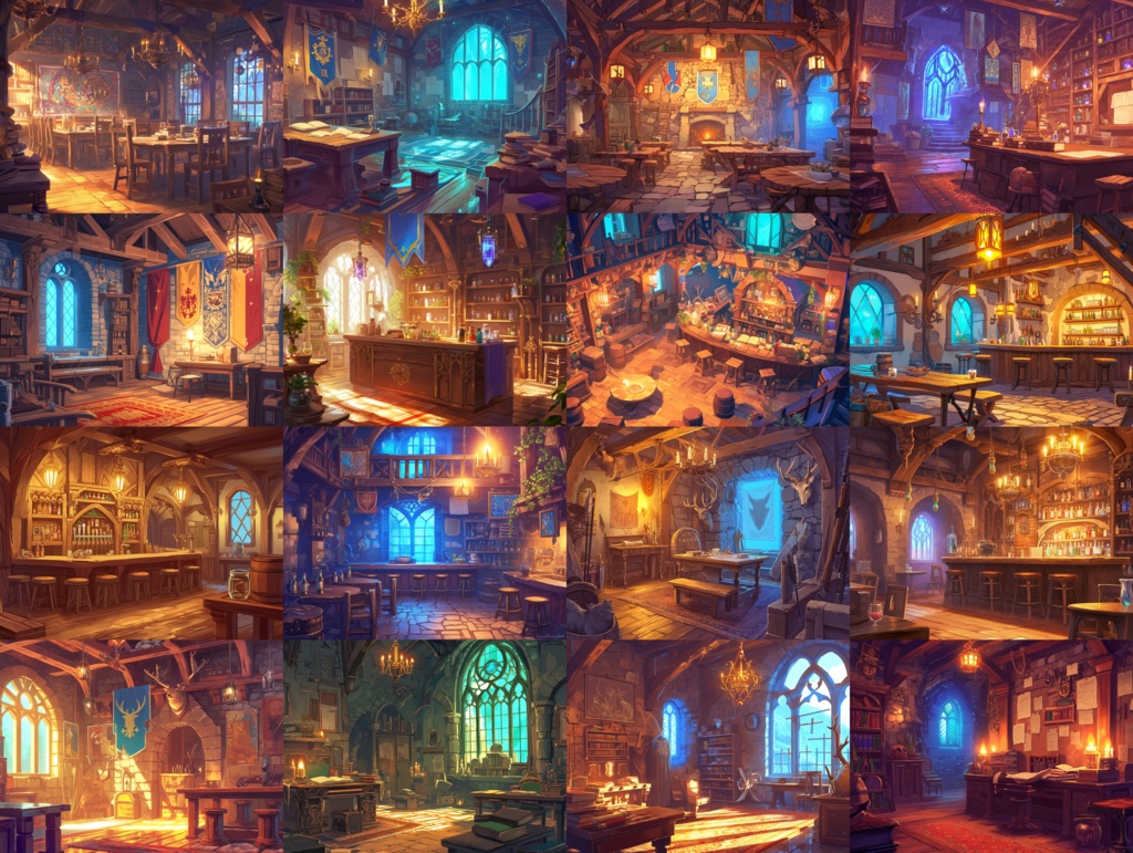 【背景300点】RPG|冒険ギルド|ダンジョン【ゲーム/TRPG背景素材/CoC/ココフォリア】