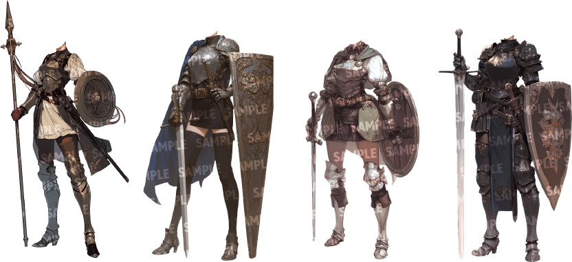 【立ち絵80点】ファンタジー|女性(png)