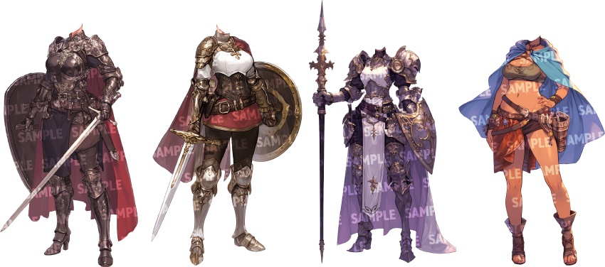 【立ち絵80点】ファンタジー|女性(png)