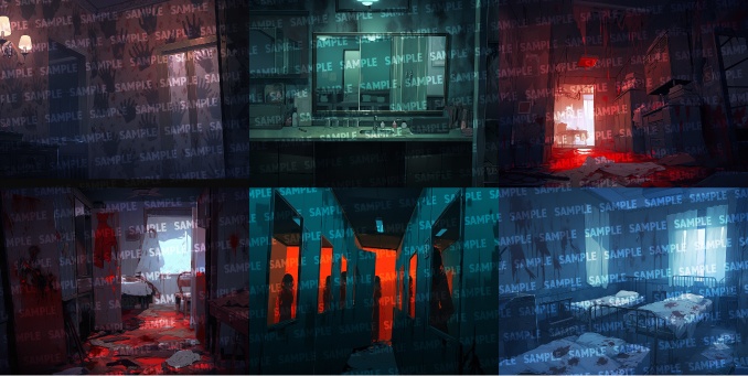 【背景150枚】ホラー風(ゲーム/TRPG/CoC/ココフォリア)