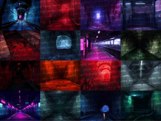 【背景150枚】ホラー風(ゲーム/TRPG/CoC/ココフォリア)