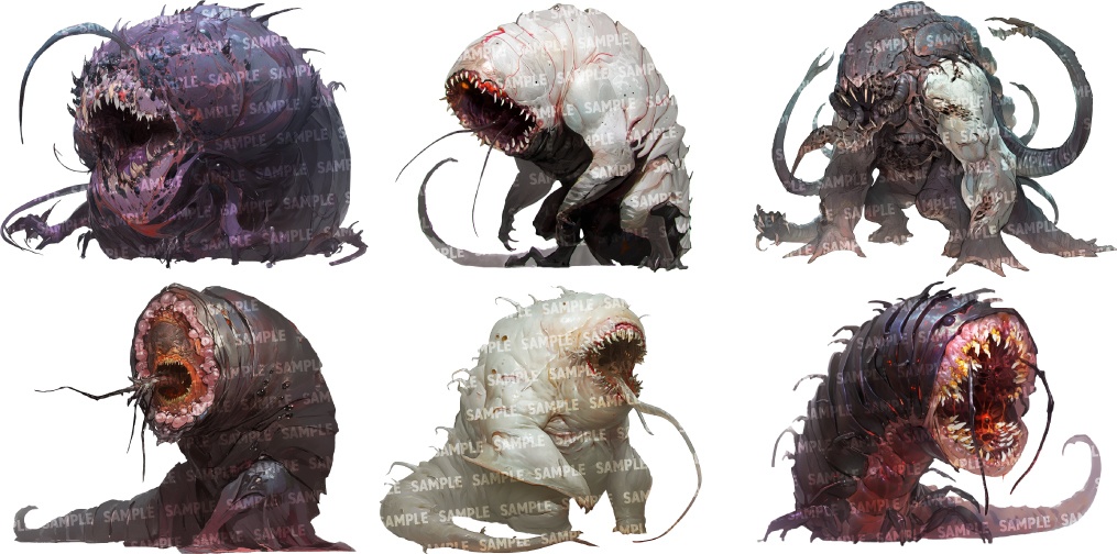 【透過素材60点】怪物|神話生物/異形/魔物/魔獣(png)