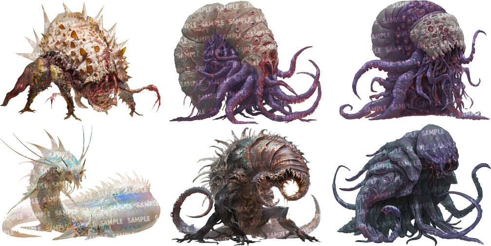 【透過素材60点】怪物|神話生物/異形/魔物/魔獣(png)