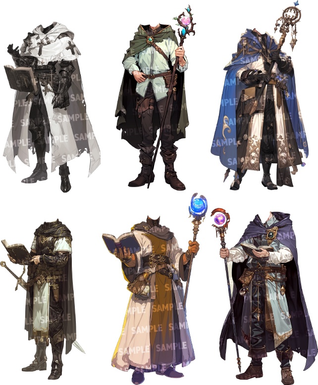 【立ち絵80点】ファンタジー|男性(png)