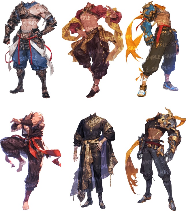 【立ち絵80点】ファンタジー|男性(png)