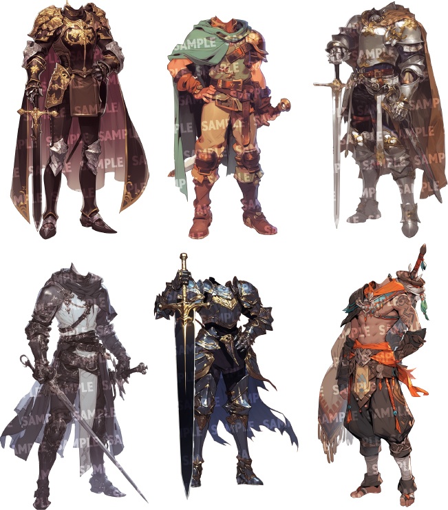 【立ち絵80点】ファンタジー|男性(png)