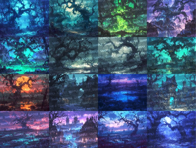 【背景100枚】魔界(ゲーム/TRPG/CoC/ココフォリア)