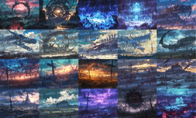 【背景100枚】魔界(ゲーム/TRPG/CoC/ココフォリア)