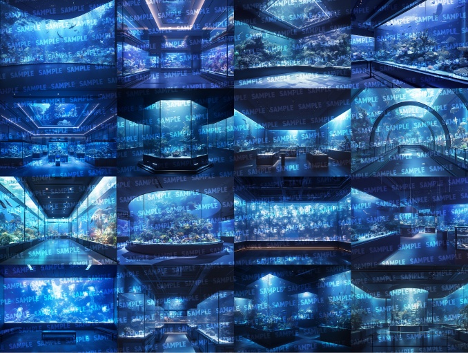 【背景65枚】水族館(ゲーム/TRPG/CoC/ココフォリア)