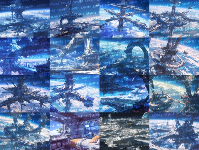 【背景100枚】SF/宇宙(ゲーム/TRPG/CoC/ココフォリア)