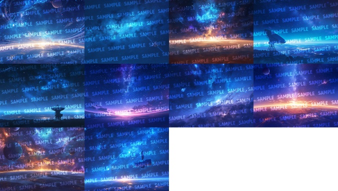 【背景100枚】SF/宇宙(ゲーム/TRPG/CoC/ココフォリア)