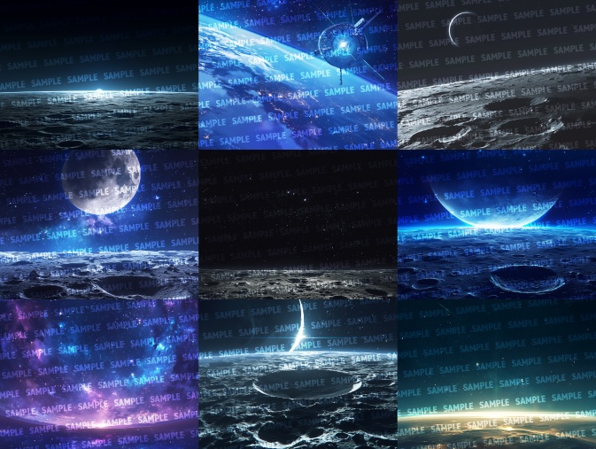 【背景100枚】SF/宇宙(ゲーム/TRPG/CoC/ココフォリア)