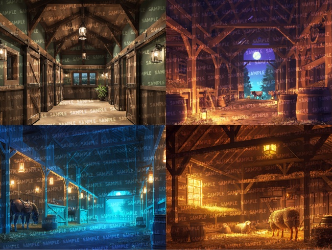 【背景100枚】動物園/牧場(ゲーム/TRPG/CoC/ココフォリア)