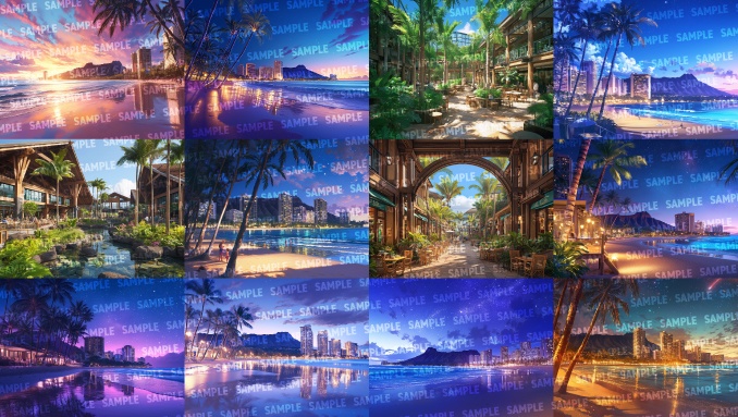 【背景120枚】南国の島国(ゲーム/TRPG/CoC/ココフォリア)