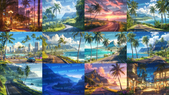 【背景120枚】南国の島国(ゲーム/TRPG/CoC/ココフォリア)