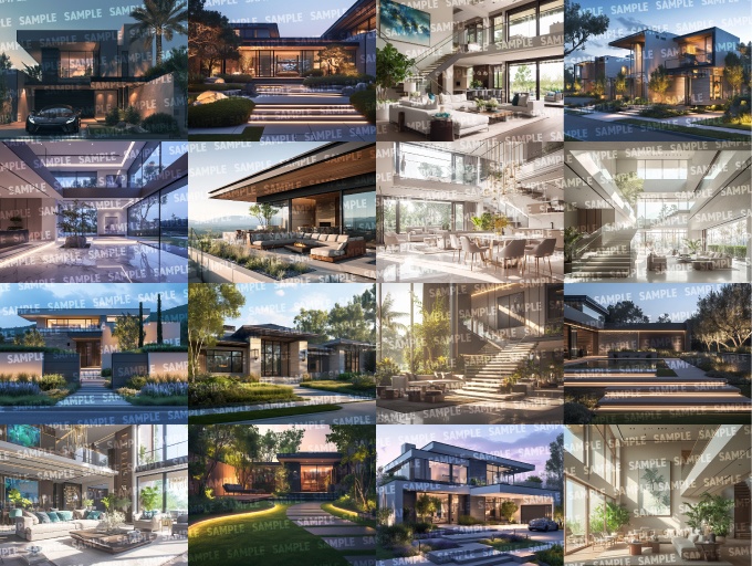 【背景100枚】モダン豪邸(ゲーム/TRPG/CoC/ココフォリア)