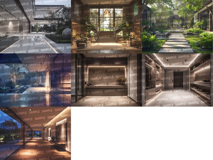 【背景100枚】モダン豪邸(ゲーム/TRPG/CoC/ココフォリア)