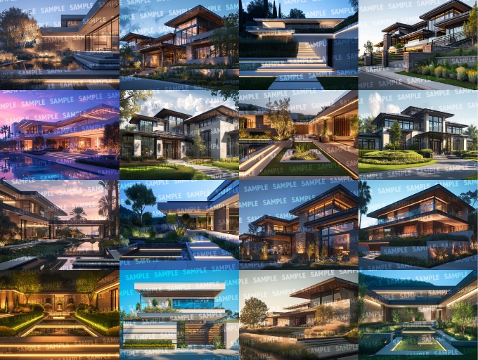 【背景100枚】モダン豪邸(ゲーム/TRPG/CoC/ココフォリア)