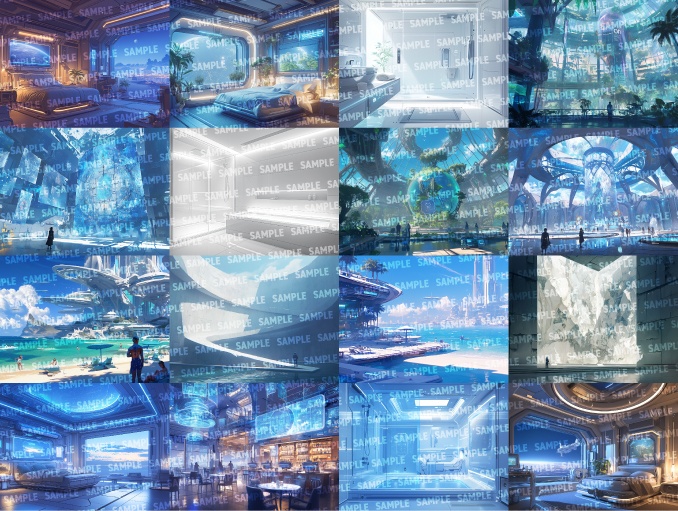 【背景160枚】近未来(ゲーム/TRPG/CoC/ココフォリア)