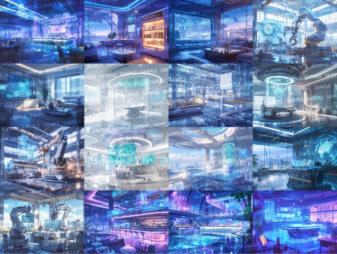 【背景160枚】近未来(ゲーム/TRPG/CoC/ココフォリア)