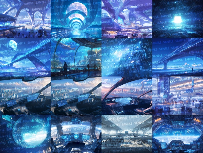 【背景160枚】近未来(ゲーム/TRPG/CoC/ココフォリア)