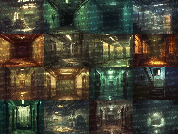 【背景200枚】不穏な街(ゲーム/TRPG/CoC/ココフォリア)