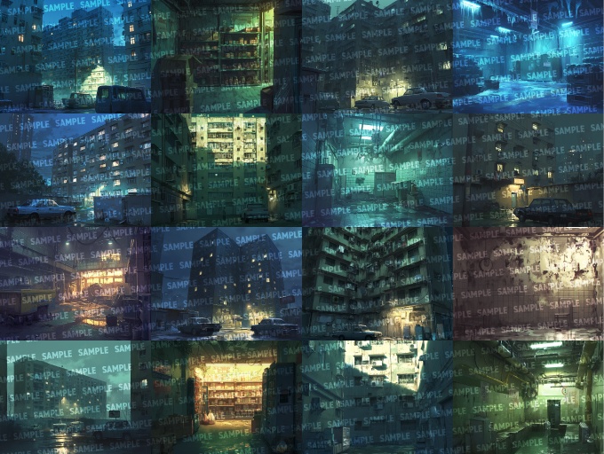 【背景200枚】不穏な街(ゲーム/TRPG/CoC/ココフォリア)