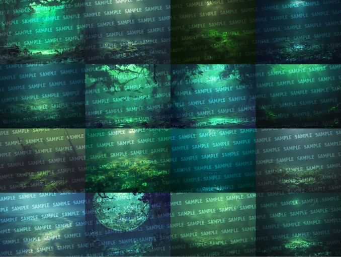 【背景100枚】水中廃墟(ゲーム/TRPG/CoC/ココフォリア)