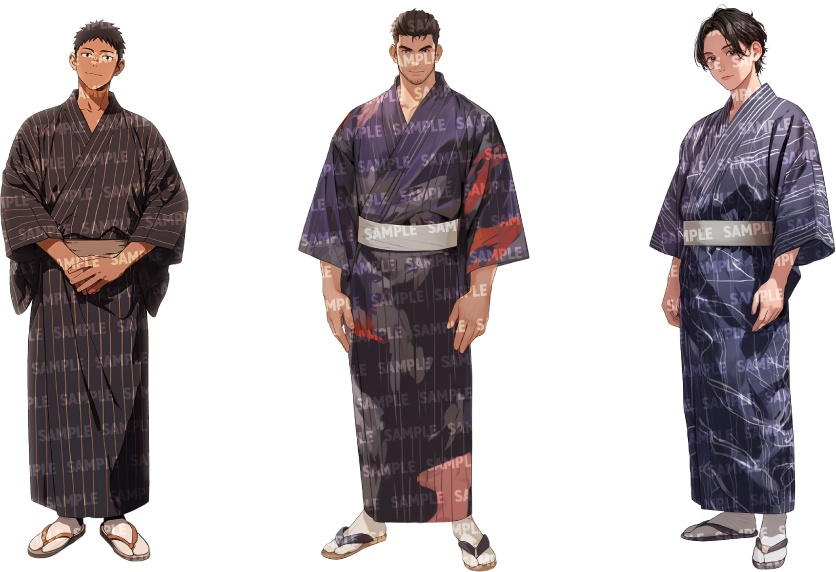 【立ち絵50点】和装|男性/差分あり(png)