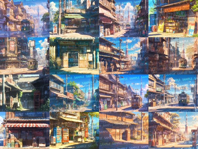 【背景295枚】昭和風|差分あり(ゲーム/TRPG/CoC/ココフォリア)