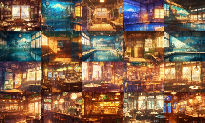 【背景295枚】昭和風|差分あり(ゲーム/TRPG/CoC/ココフォリア)