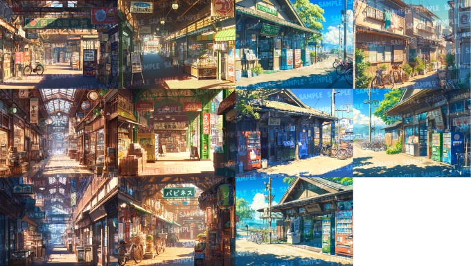 【背景295枚】昭和風|差分あり(ゲーム/TRPG/CoC/ココフォリア)