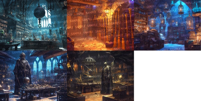 【背景112枚】魔法学校(ゲーム/TRPG/CoC/ココフォリア)