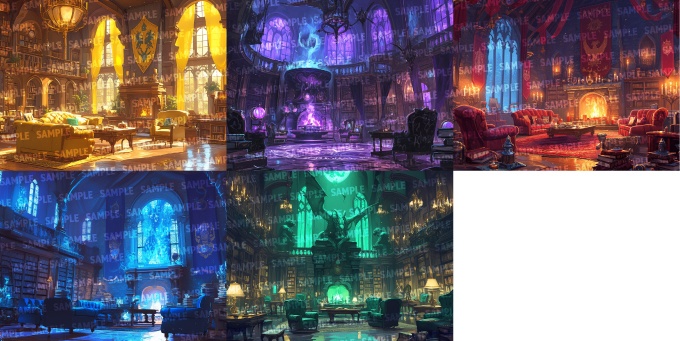 【背景112枚】魔法学校(ゲーム/TRPG/CoC/ココフォリア)