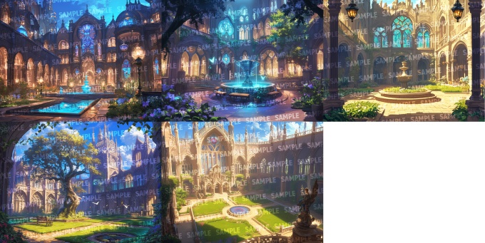 【背景112枚】魔法学校(ゲーム/TRPG/CoC/ココフォリア)