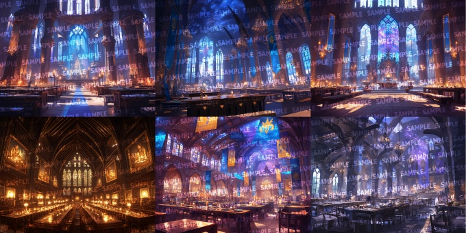 【背景112枚】魔法学校(ゲーム/TRPG/CoC/ココフォリア)