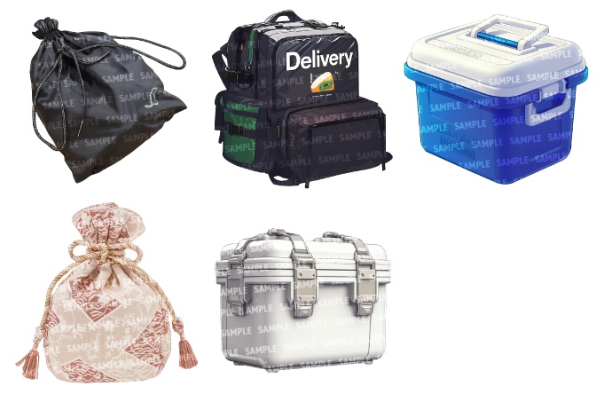 【透過素材50点】バッグ(png)