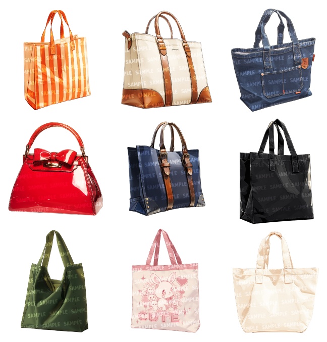 【透過素材50点】バッグ(png)