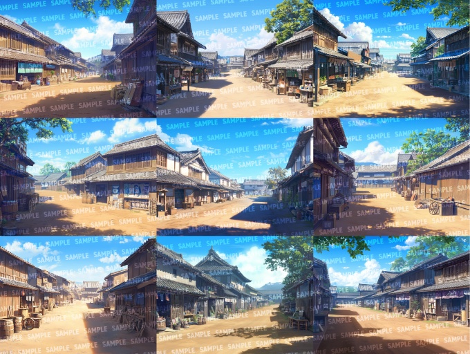 【背景180枚】江戸風|差分あり(ゲーム/TRPG/CoC/ココフォリア)