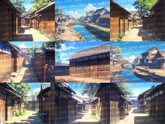 【背景180枚】江戸風|差分あり(ゲーム/TRPG/CoC/ココフォリア)