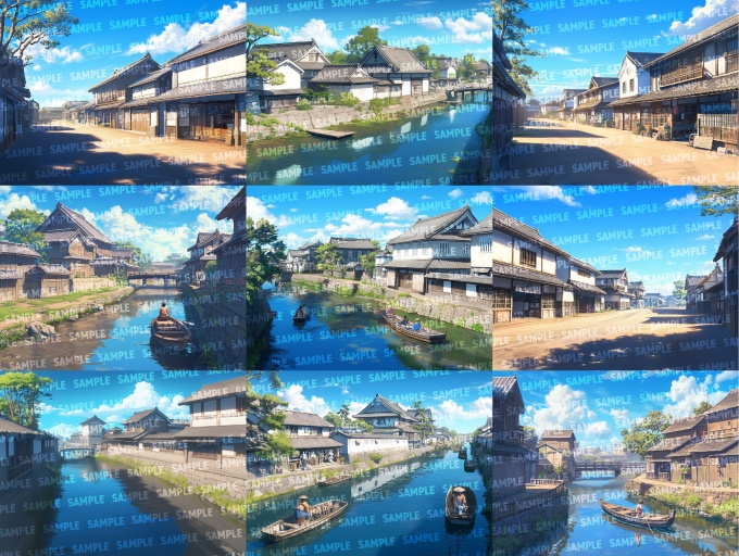 【背景180枚】江戸風|差分あり(ゲーム/TRPG/CoC/ココフォリア)