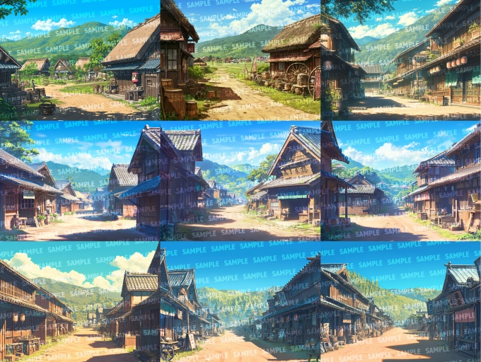 【背景180枚】江戸風|差分あり(ゲーム/TRPG/CoC/ココフォリア)