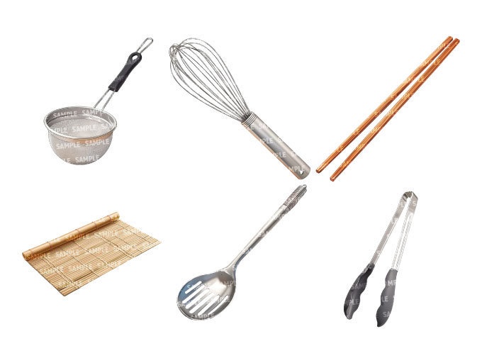 【透過素材35点】キッチン用品(png)