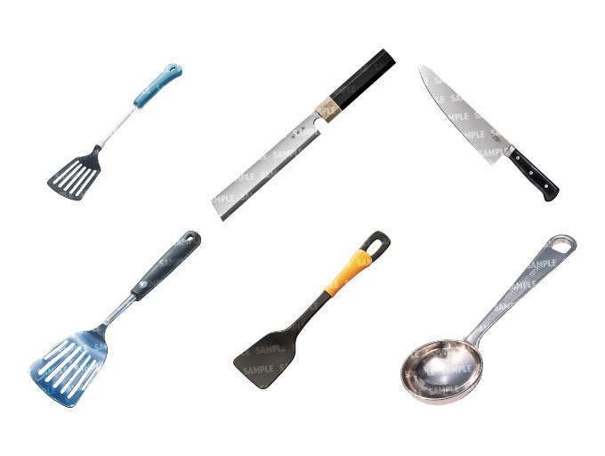 【透過素材35点】キッチン用品(png)