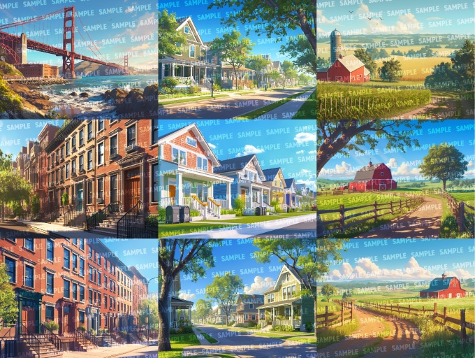 【背景150枚】アメリカ(ゲーム/TRPG/CoC/ココフォリア)